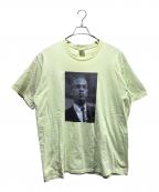 SUPREMEシュプリーム）の古着「Roy DeCarava Malcolm X Tee」｜ライムイエロー