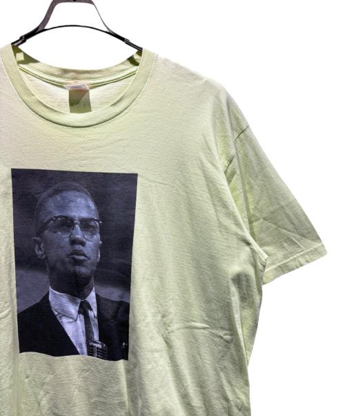 SUPREME（シュプリーム）SUPREME (シュプリーム) Roy DeCarava Malcolm X Tee ライムイエロー サイズ:XLの古着・服飾アイテム