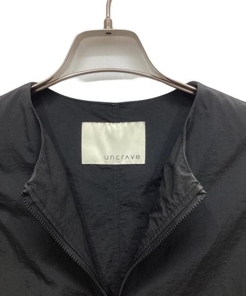 uncrave（アンクレイヴ3.）uncrave (アンクレイヴ) ウォッシャブル サスティナブルナイロン ロングコート ブラック サイズ:1の古着・服飾アイテム