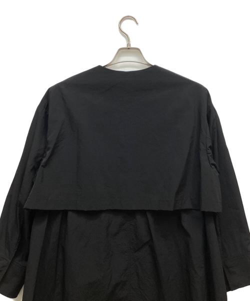 uncrave（アンクレイヴ3.）uncrave (アンクレイヴ) ウォッシャブル サスティナブルナイロン ロングコート ブラック サイズ:1の古着・服飾アイテム