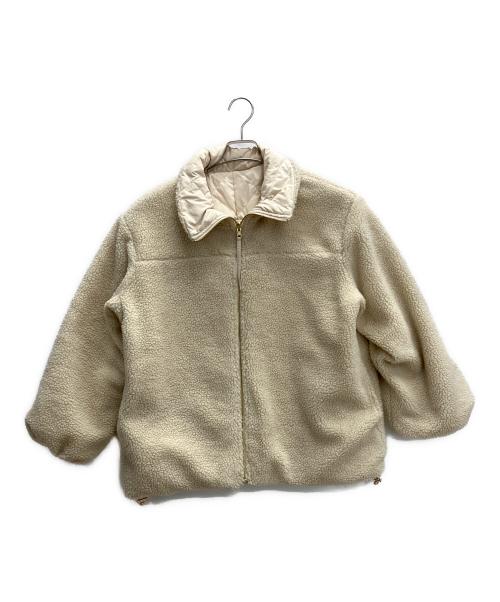 TAION（タイオン）TAION (タイオン) UNFILO (アンフィーロ) リバーシブルボアダウン ベージュ サイズ:Mの古着・服飾アイテム