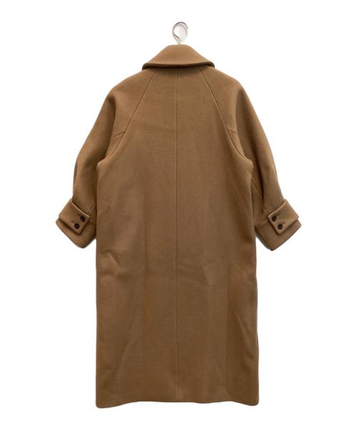 Curensology（カレンソロジー）Curensology (カレンソロジー) メルトンステンカラーコート ブラウン サイズ:36の古着・服飾アイテム