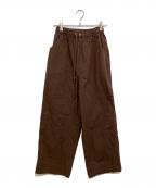 TODAYFULトゥデイフル）の古着「Easy Chino Pants」｜ブラウン