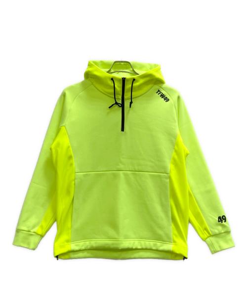 TFW49（ティーエフダブリューフォーティーナイン）TFW49 (ティーエフダブリューフォーティーナイン) COMBINATION HOODIE イエロー サイズ:Mの古着・服飾アイテム