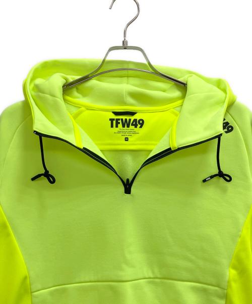 TFW49（ティーエフダブリューフォーティーナイン）TFW49 (ティーエフダブリューフォーティーナイン) COMBINATION HOODIE イエロー サイズ:Mの古着・服飾アイテム