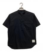 NEUTRALWORKSニュートラルワークス）の古着「ハーフスリーブシャツ HERMIA」｜ネイビー