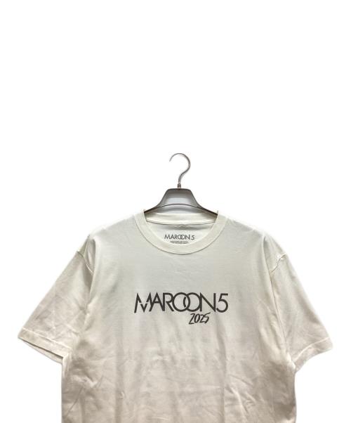 MAROON5（-）MAROON5 (-) 2025アジアツアーTシャツ アイボリー サイズ:XLの古着・服飾アイテム