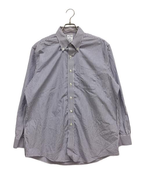 BROOKS BROTHERS（ブルックスブラザーズ）BROOKS BROTHERS (ブルックスブラザーズ) ストライプBDシャツ ネイビー サイズ:17-4/5の古着・服飾アイテム