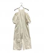 CLANEクラネ）の古着「VOLUME PUFF SHOULDER ALL IN ONE」｜オフホワイト