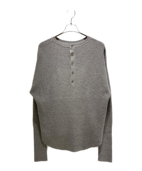 L'appartement（アパルトモン）L'appartement (アパルトモン) Thermal Knit/サーマルニット グレー サイズ:FREEの古着・服飾アイテム