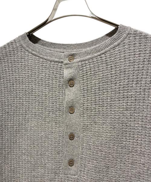 L'appartement（アパルトモン）L'appartement (アパルトモン) Thermal Knit/サーマルニット グレー サイズ:FREEの古着・服飾アイテム