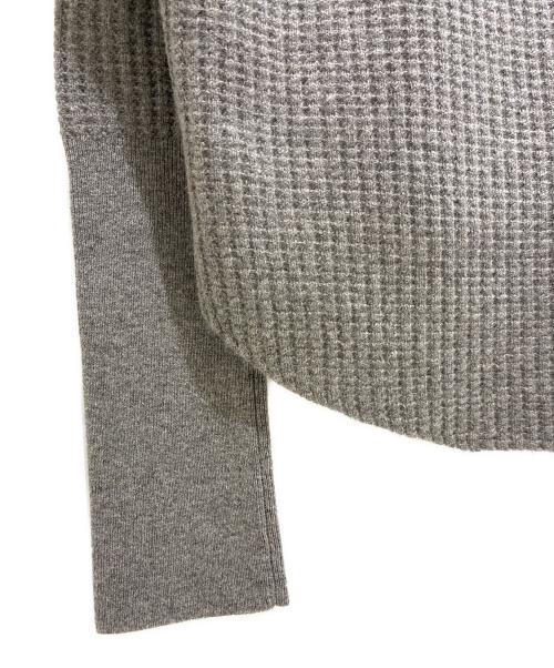 L'appartement（アパルトモン）L'appartement (アパルトモン) Thermal Knit/サーマルニット グレー サイズ:FREEの古着・服飾アイテム