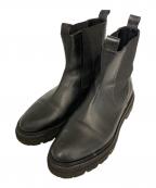 PASCUCCIパスクッチ）の古着「チェルシーブーツ/サイドゴアブーツ」｜ブラック