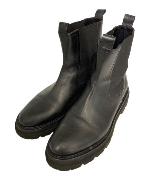 PASCUCCI（パスクッチ）PASCUCCI (パスクッチ) チェルシーブーツ/サイドゴアブーツ ブラック サイズ:SIZE 37の古着・服飾アイテム