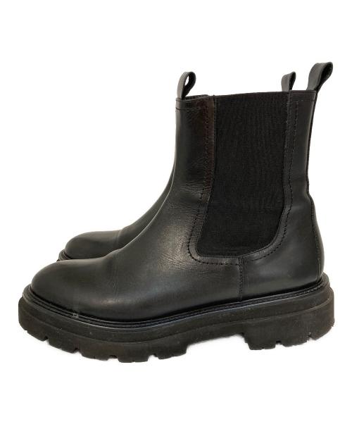 PASCUCCI（パスクッチ）PASCUCCI (パスクッチ) チェルシーブーツ/サイドゴアブーツ ブラック サイズ:SIZE 37の古着・服飾アイテム