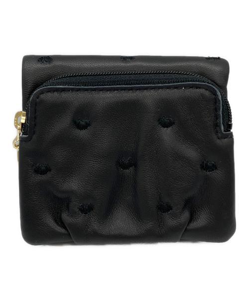 tsumori chisato carry（ツモリチサトキャリー）tsumori chisato CARRY (ツモリチサトキャリー) 2つ折り財布 ぷちネコ ブラックの古着・服飾アイテム
