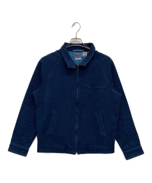 BLUE BLUE（ブルーブルー）BLUE BLUE (ブルーブルー) ジップアップジャケット インディゴ サイズ:SIZE 2の古着・服飾アイテム