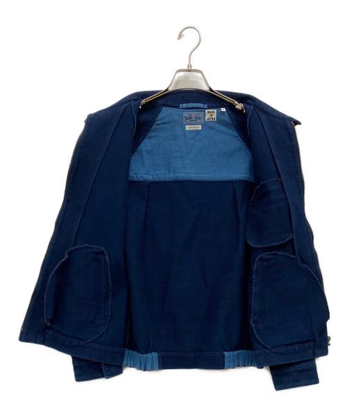 BLUE BLUE（ブルーブルー）BLUE BLUE (ブルーブルー) ジップアップジャケット インディゴ サイズ:SIZE 2の古着・服飾アイテム