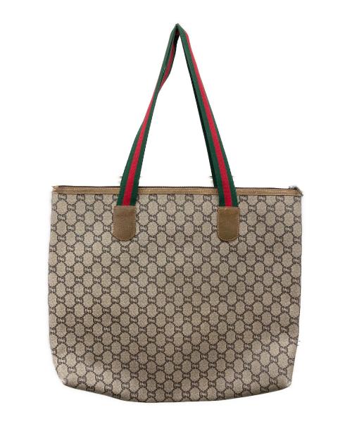 GUCCI PLUS（グッチ プラス）GUCCI PLUS (グッチ プラス) トートバッグ ベージュの古着・服飾アイテム