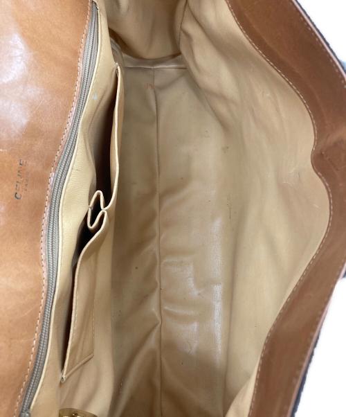 CELINE（セリーヌ）CELINE (セリーヌ) マカダム柄オールドハンドバッグ ブラウンの古着・服飾アイテム