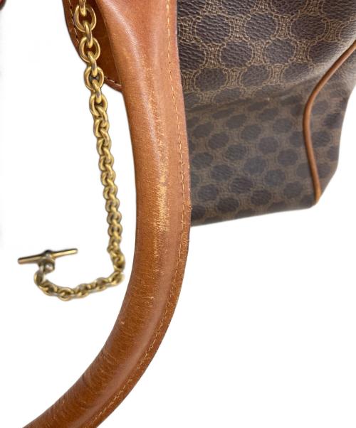 CELINE（セリーヌ）CELINE (セリーヌ) マカダム柄オールドハンドバッグ ブラウンの古着・服飾アイテム