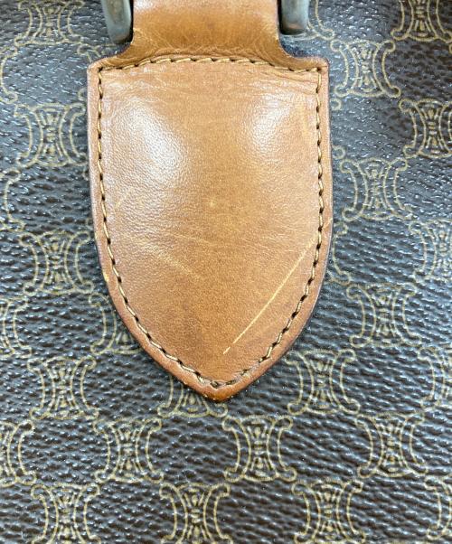 CELINE（セリーヌ）CELINE (セリーヌ) マカダム柄オールドハンドバッグ ブラウンの古着・服飾アイテム