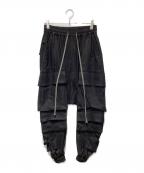 A.F ARTEFACTエーエフ アーティファクト）の古着「Military Sarouel Long Pants」｜ブラック