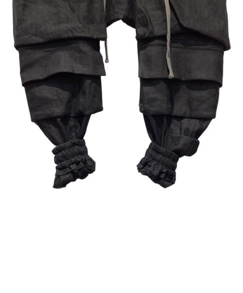 A.F ARTEFACT（エーエフ アーティファクト）A.F ARTEFACT (エーエフ アーティファクト) Military Sarouel Long Pants ブラック サイズ:1の古着・服飾アイテム