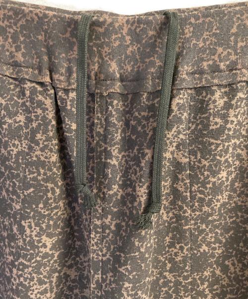UNDERCOVER（アンダーカバー）UNDERCOVER (アンダーカバー) 総柄 リブ スウェット パンツ ブラウン サイズ:1の古着・服飾アイテム