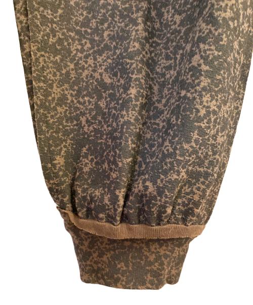 UNDERCOVER（アンダーカバー）UNDERCOVER (アンダーカバー) 総柄 リブ スウェット パンツ ブラウン サイズ:1の古着・服飾アイテム