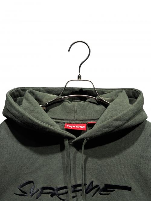 SUPREME（シュプリーム）SUPREME (シュプリーム) FUTURA LOGO HOODED SWEATSHIRT グリーン サイズ:Mの古着・服飾アイテム