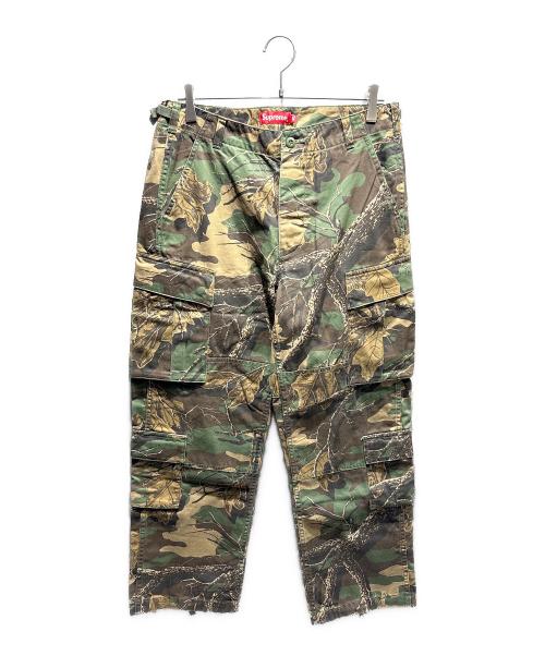 SUPREME（シュプリーム）Supreme (シュプリーム) Cargo Pant Branch Woodland Camo オリーブ サイズ:30の古着・服飾アイテム