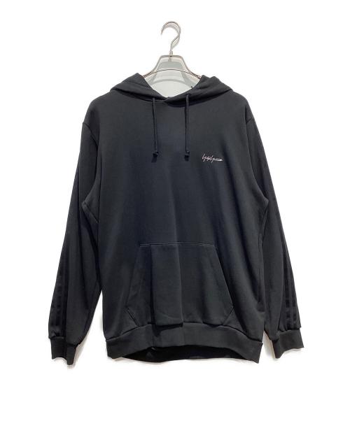 Y-3（ワイスリー）Y-3 (ワイスリー) X Kuro Stripe-Detailed Drawstring Hoodi ブラック サイズ:Mの古着・服飾アイテム