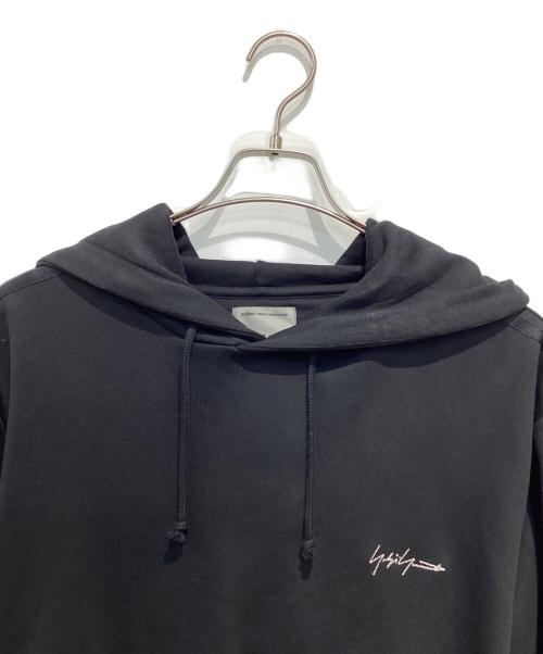 Y-3（ワイスリー）Y-3 (ワイスリー) X Kuro Stripe-Detailed Drawstring Hoodi ブラック サイズ:Mの古着・服飾アイテム