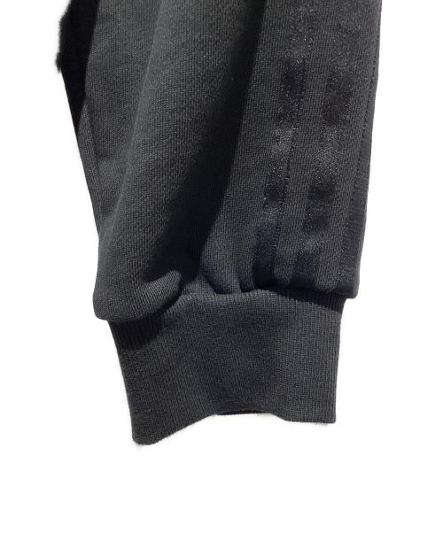Y-3（ワイスリー）Y-3 (ワイスリー) X Kuro Stripe-Detailed Drawstring Hoodi ブラック サイズ:Mの古着・服飾アイテム