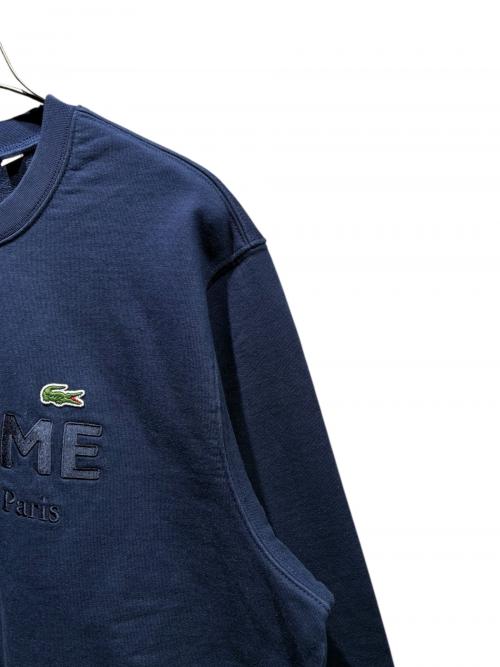 SUPREME（シュプリーム）SUPREME (シュプリーム) LACOSTE (ラコステ) Crewneck ネイビー サイズ:Mの古着・服飾アイテム