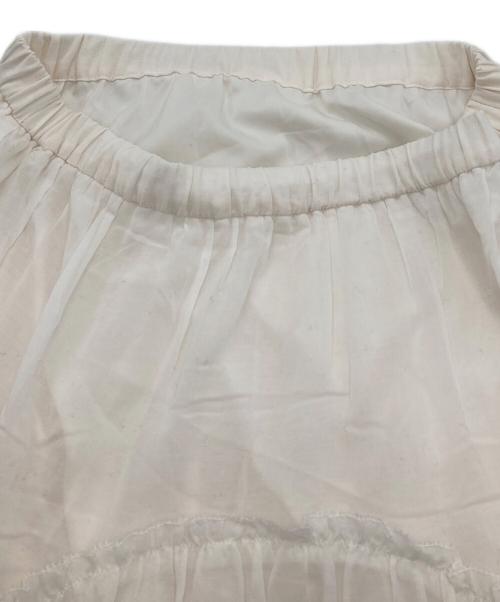 CASA FLINE（カーサフライン）CASA FLINE (カーサフライン) コットンティアードスカート アイボリー サイズ:FREEの古着・服飾アイテム