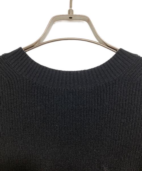 sacai（サカイ）sacai (サカイ) ニット切替ブラウス ブラック サイズ:2の古着・服飾アイテム