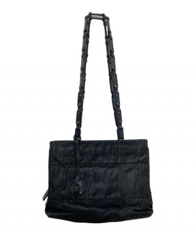 m*2様 ブラックフライデー　オークション第二弾 28日20時頃 21800円ス 中古・古着通販】PRADA (プラダ) プラチェーンナイロンハンドバッグ
