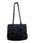 PRADA (プラダ) プラチェーンナイロンハンドバッグ ブラック：18000円