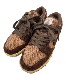 NIKE×Harris Tweed（ナイキ×ハリスツイード）の古着「Women's Dunk Low "Sesame/Violet Mist" IO0052-200」｜ブラウン