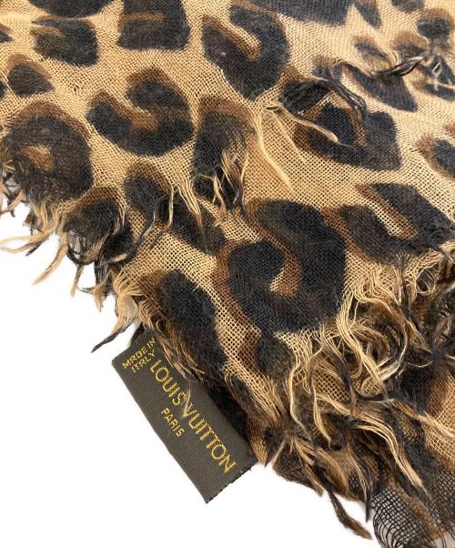 LOUIS VUITTON（ルイ ヴィトン）LOUIS VUITTON (ルイ ヴィトン) エトール レオパード ストール ブラウン サイズ:表記なしの古着・服飾アイテム