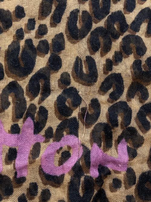 LOUIS VUITTON（ルイ ヴィトン）LOUIS VUITTON (ルイ ヴィトン) エトール レオパード ストール ブラウン サイズ:表記なしの古着・服飾アイテム
