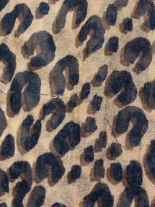 LOUIS VUITTON（ルイ ヴィトン）LOUIS VUITTON (ルイ ヴィトン) エトール レオパード ストール ブラウン サイズ:表記なしの古着・服飾アイテム