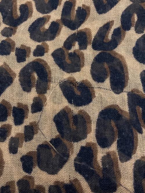 LOUIS VUITTON（ルイ ヴィトン）LOUIS VUITTON (ルイ ヴィトン) エトール レオパード ストール ブラウン サイズ:表記なしの古着・服飾アイテム