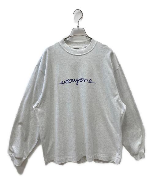 everyone（エブリワン）everyone (エブリワン) ロングスリーブカットソー グレー サイズ:Mの古着・服飾アイテム