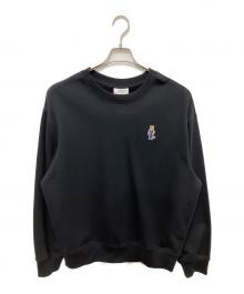 maison kitsune（メゾンキツネ）の古着「ロゴスウェット」｜ブラック