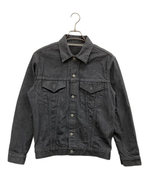 MOMOTARO JEANS（桃太郎ジーンズ）MOMOTARO JEANS (桃太郎ジーンズ) 14oz SELVEDGE GRAY DENIM V-SEAM JACKET グレー サイズ:Lの古着・服飾アイテム