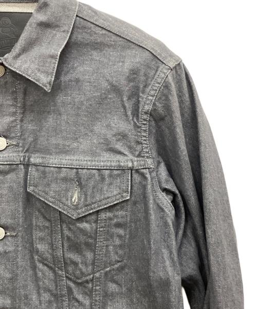 MOMOTARO JEANS（桃太郎ジーンズ）MOMOTARO JEANS (桃太郎ジーンズ) 14oz SELVEDGE GRAY DENIM V-SEAM JACKET グレー サイズ:Lの古着・服飾アイテム