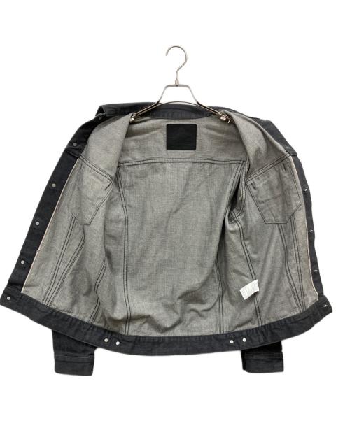 MOMOTARO JEANS（桃太郎ジーンズ）MOMOTARO JEANS (桃太郎ジーンズ) 14oz SELVEDGE GRAY DENIM V-SEAM JACKET グレー サイズ:Lの古着・服飾アイテム